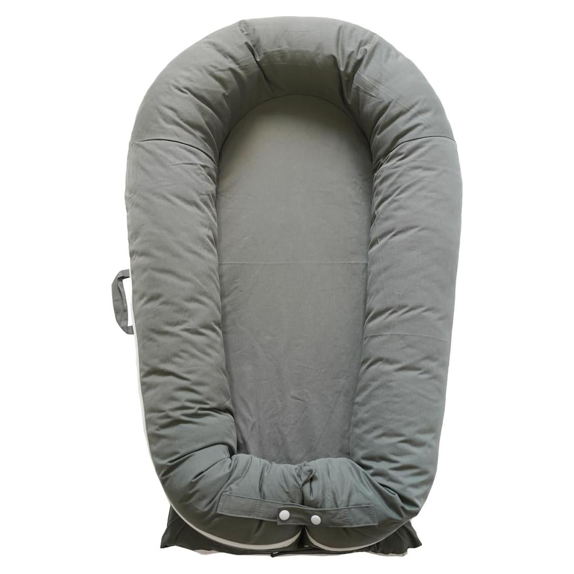 Cubierta Lounger Deluxe CooCooBaby 100% Algodón Gris 0-12 Meses