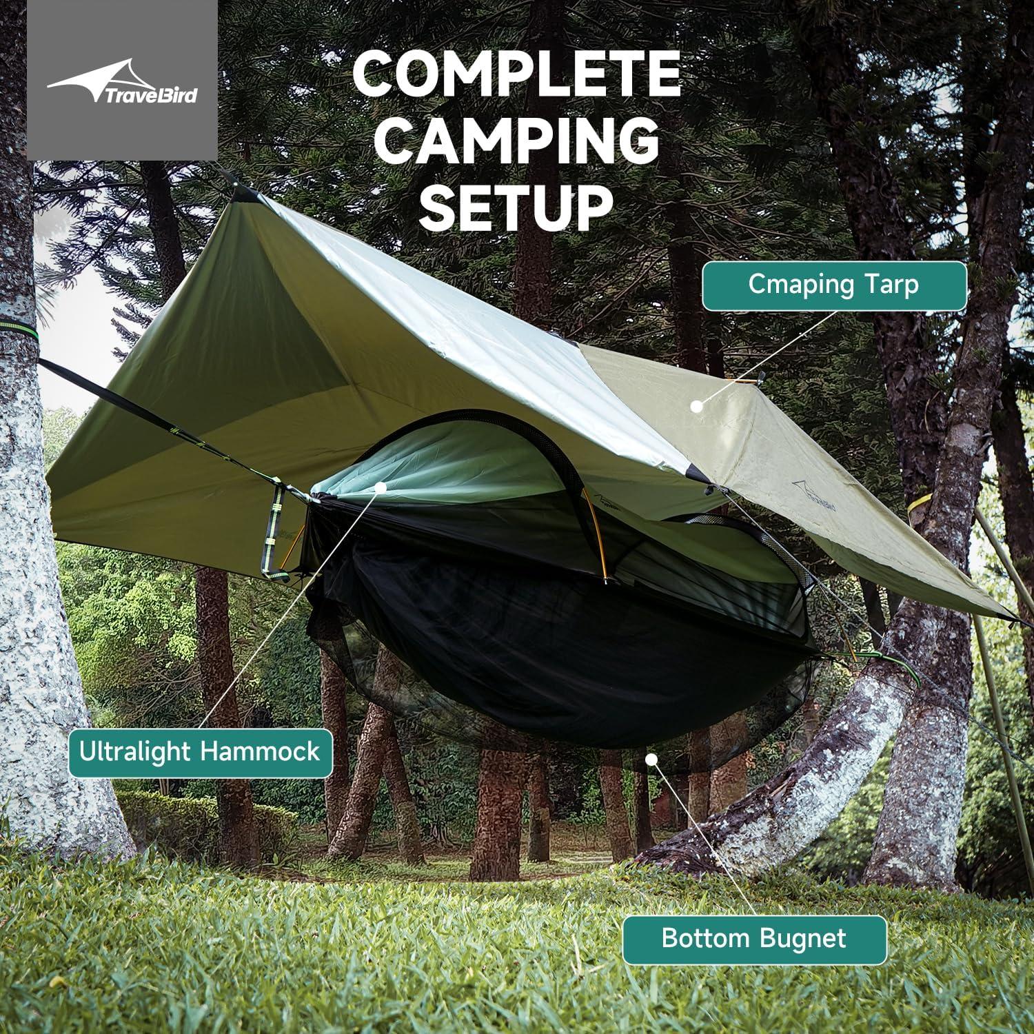 Red de Mosquitos para Hamacas Travel Bird 2.83x1.52m Ligera