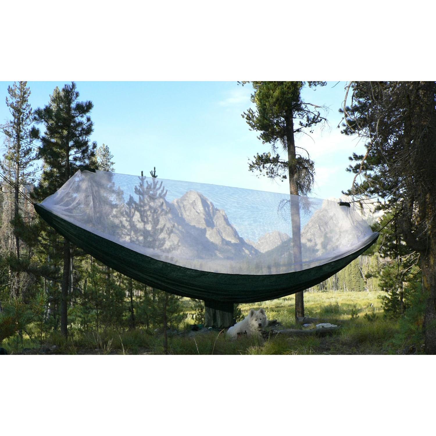Hamaca Sin Mosquitos Hammock Bliss 300x150 cm Verde con Red