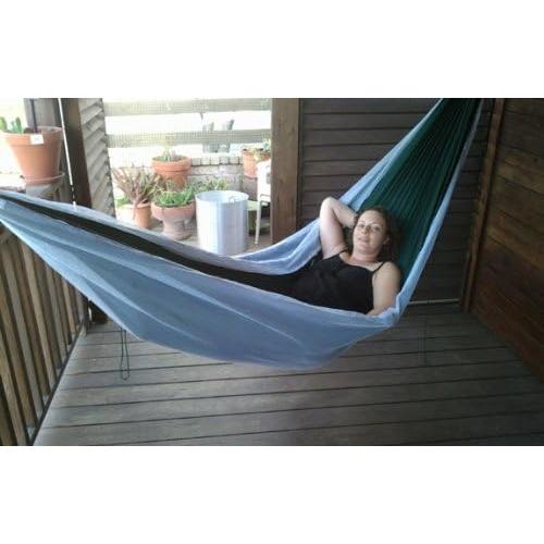Hamaca Sin Mosquitos Hammock Bliss 300x150 cm Verde con Red