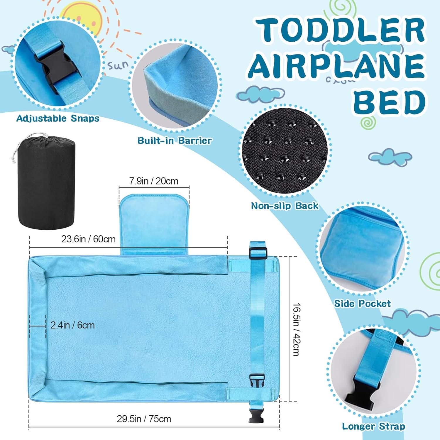 Extensor de Asiento de Avión para Niños Flyaway Azul 75x42cm
