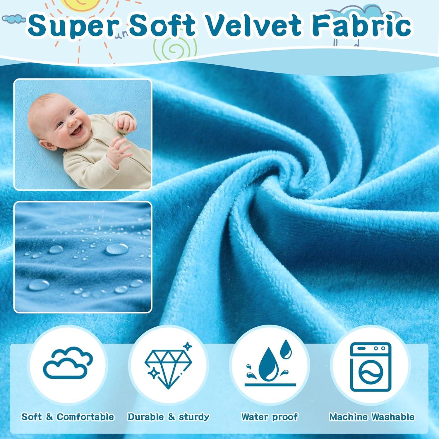 Extensor de Asiento de Avión para Niños Flyaway Azul 75x42cm