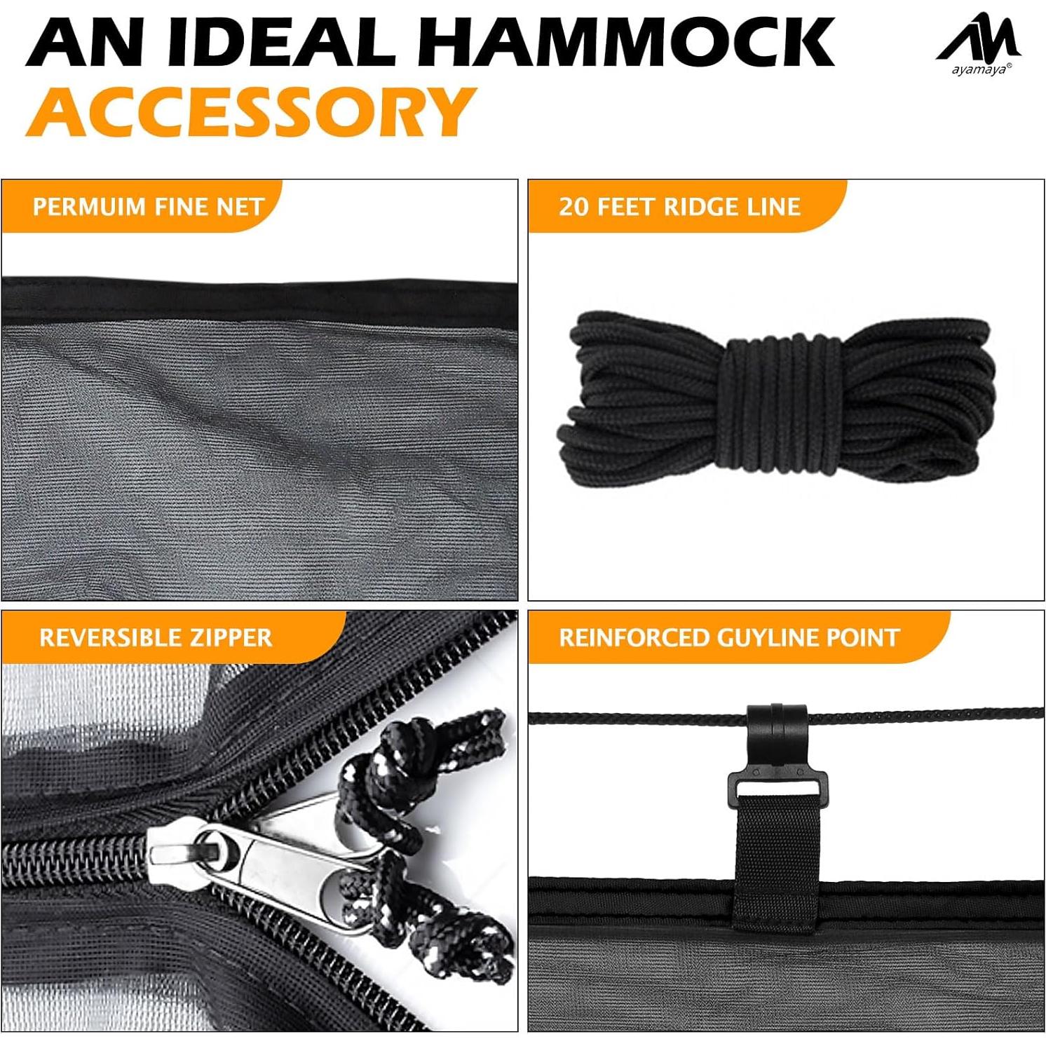 Red para Mosquitos de Hamaca AYAMAYA 3.4m con Aislante Inferior