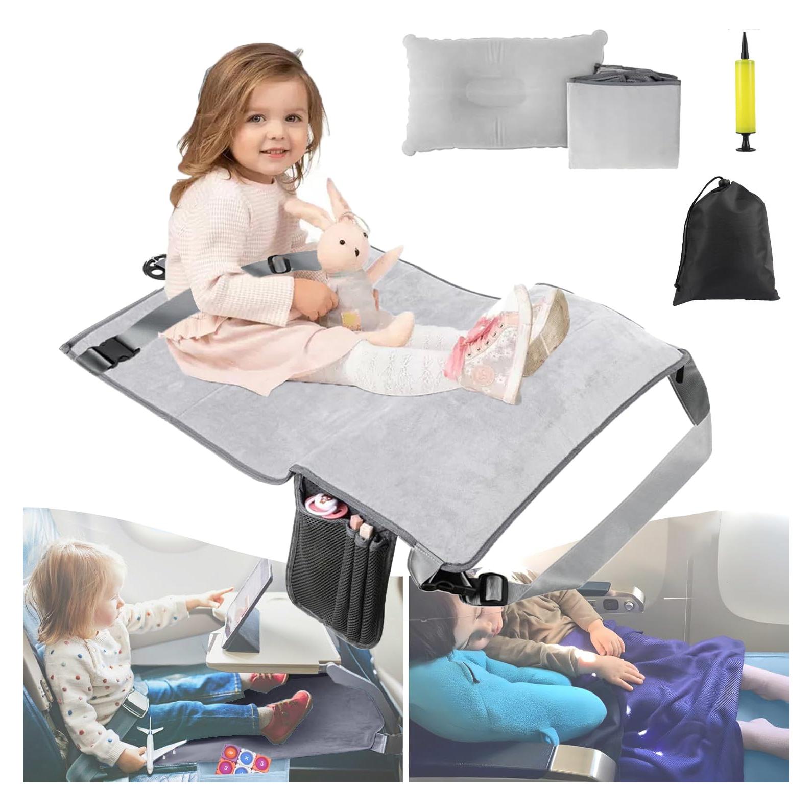 Cama de avión para niños VANDOULUM, Extensor de asiento 80x48 cm