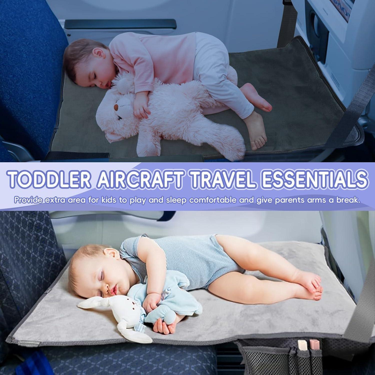 Cama de avión para niños VANDOULUM, Extensor de asiento 80x48 cm