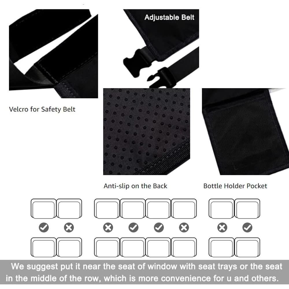 Reposapiés para Niños GEMGO - Cama de Viaje en Avión 79x44cm