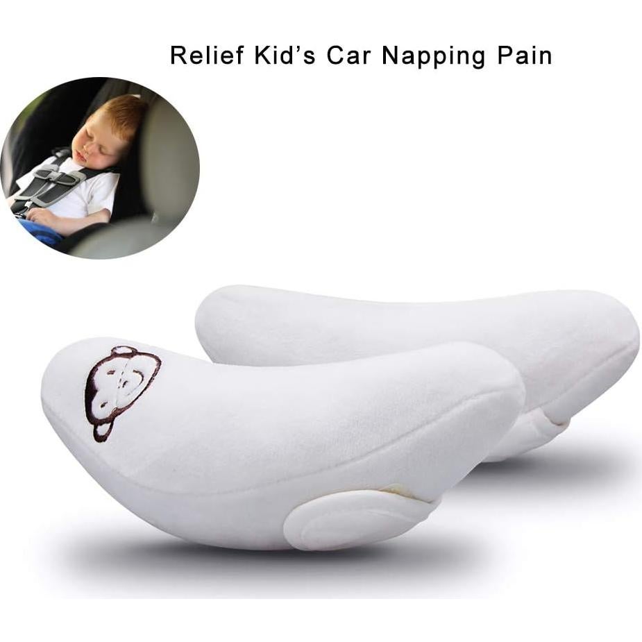 Almohada de Cabeza y Cuello Ajustable Inchant para Bebés - Blanca
