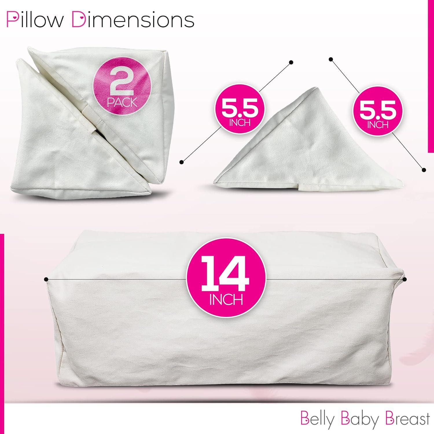 Cojines en forma de cuña para embarazo - Cojín para dormir de lado