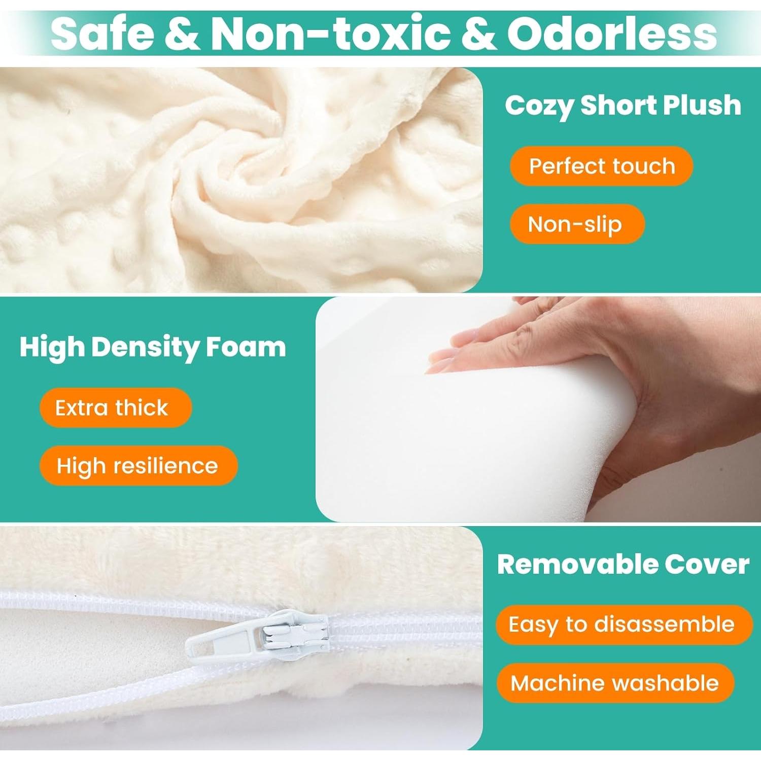 Almohada para Bebé TTM-2506 con Soporte Espuma Viscoelástica