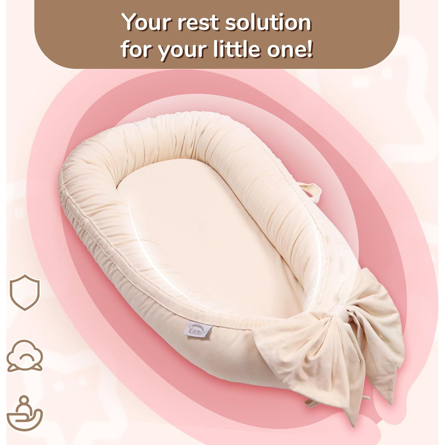 Cubierta de Lounger para Bebé EAQ - Terciopelo Suave y Transpirable