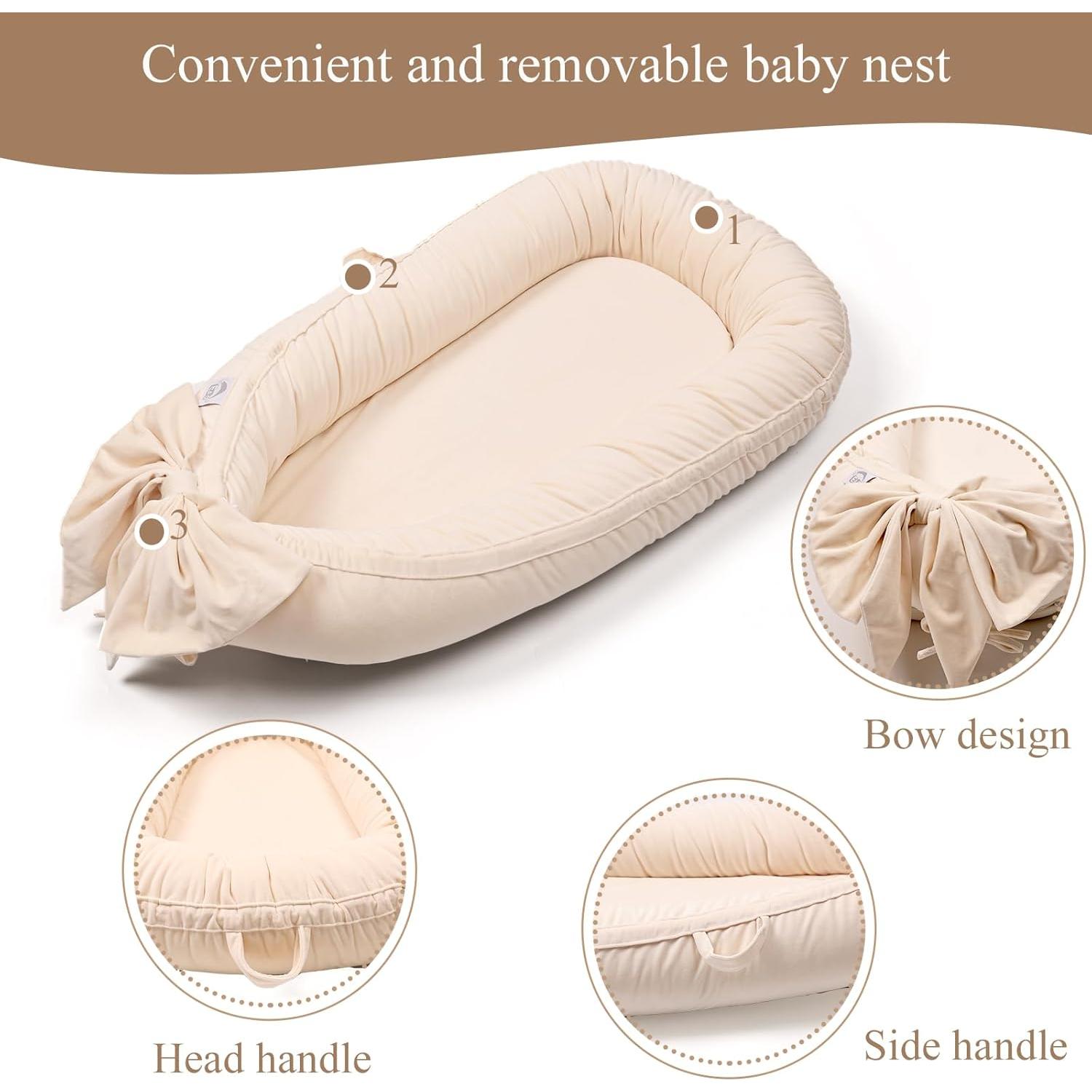 Cubierta de Lounger para Bebé EAQ - Terciopelo Suave y Transpirable