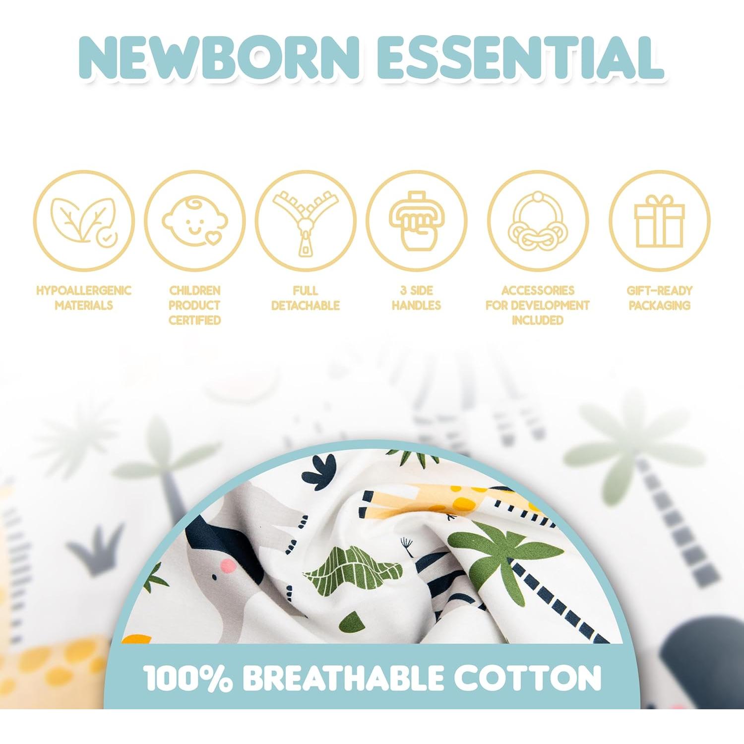 Cuna para Bebés Nido Algodón 100% Suave 0-12 Meses