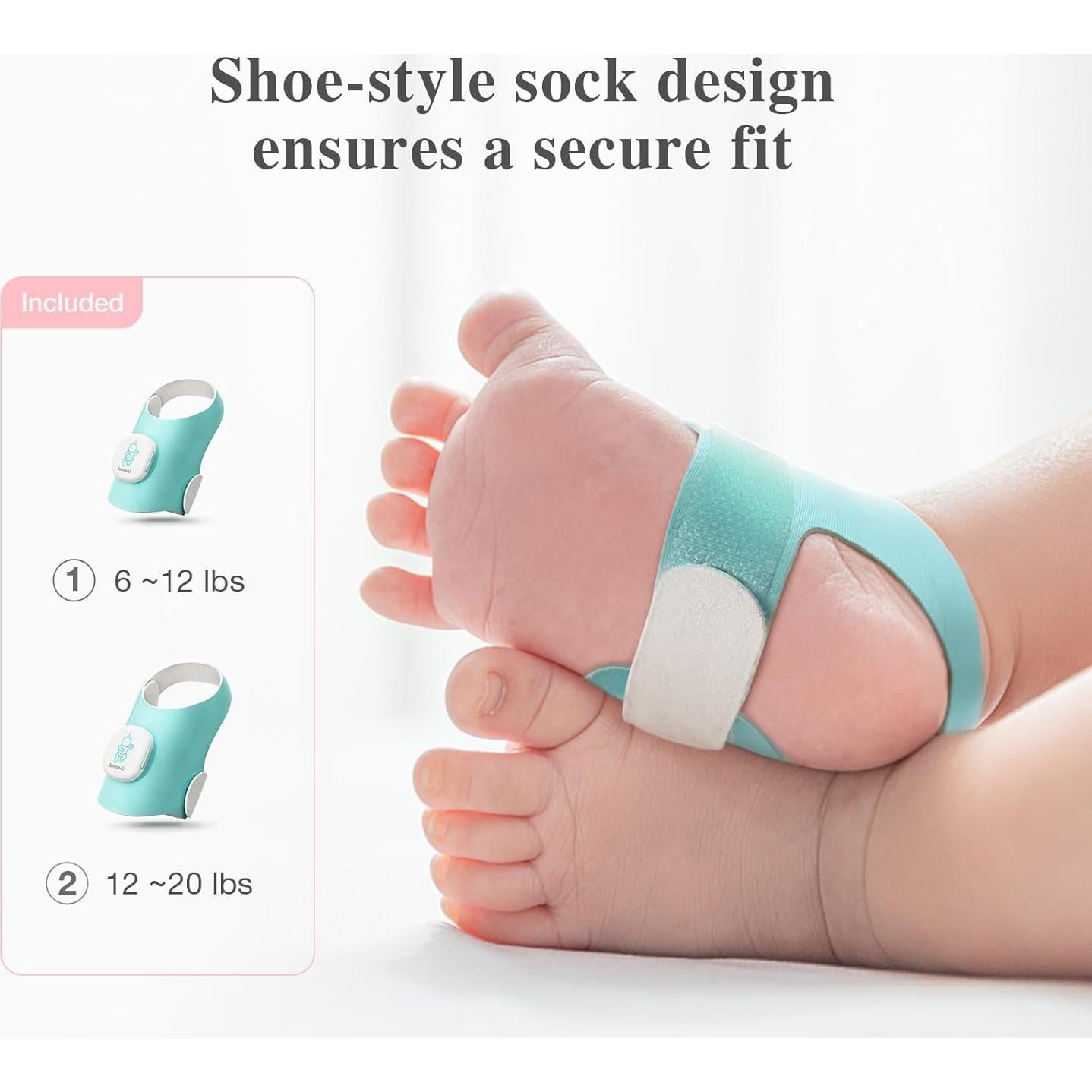 Monitor de Sueño para Bebés Sense-U - Frecuencia Cardíaca y Movimiento