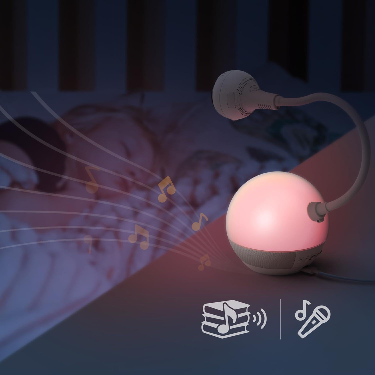 Monitor de Bebé Chillax Baby Mood Plus 1080p 5" Wi-Fi