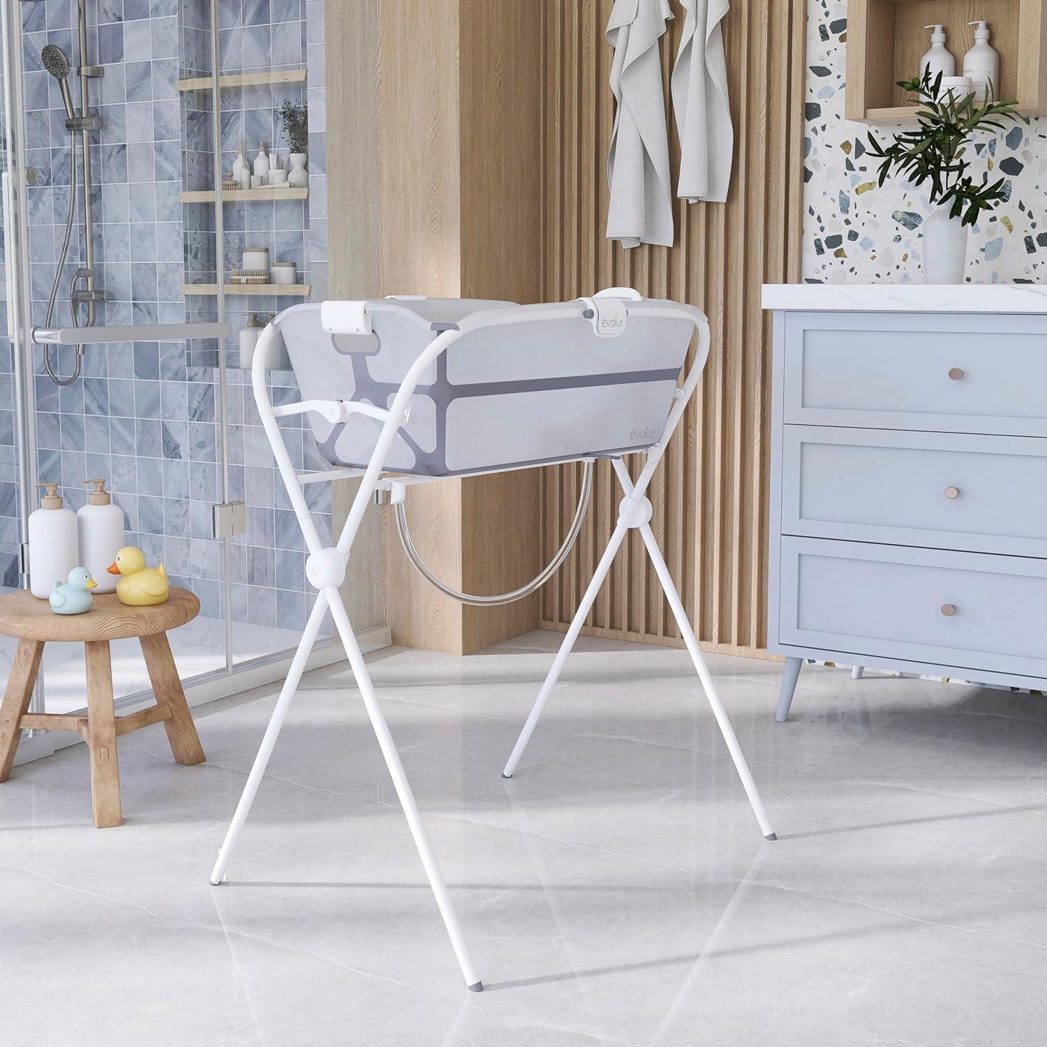 Evolur Supple Baby Spa Set - Kit de Baño para Bebés Plegable