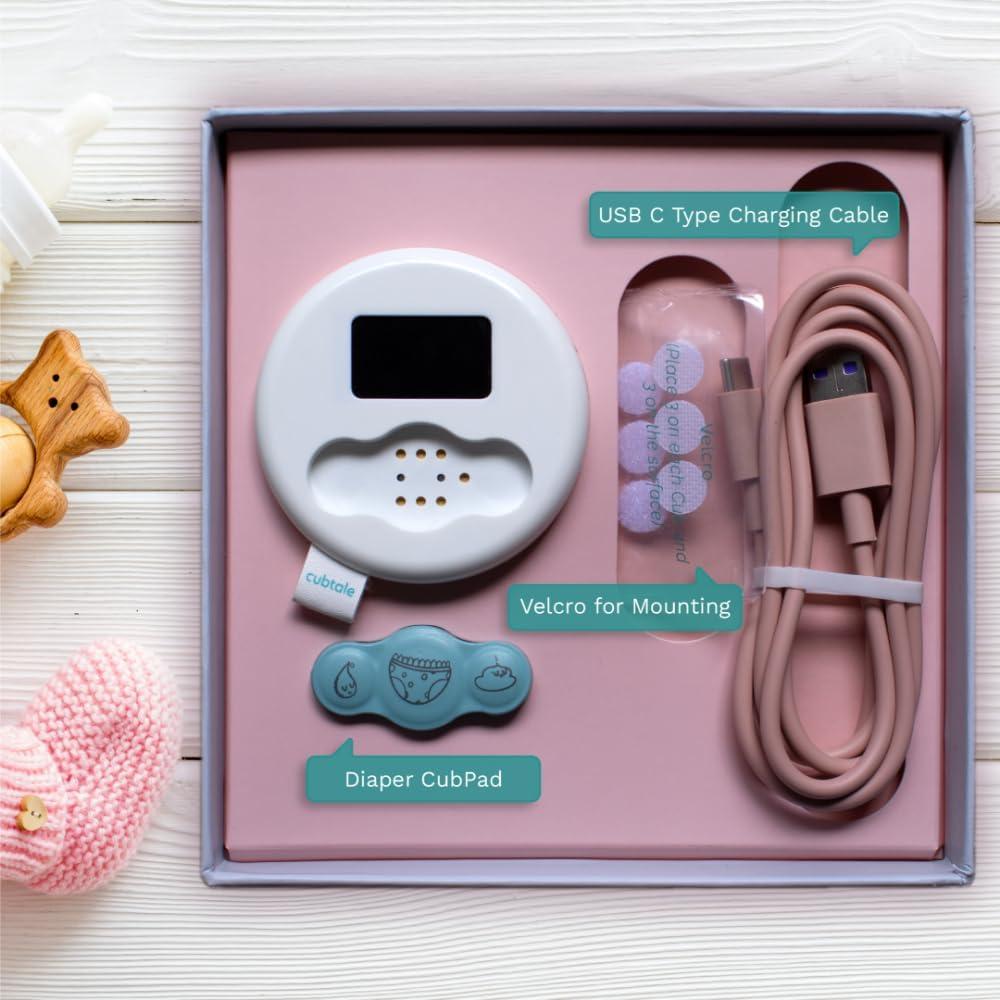 Rastreador Inteligente Cubtale para Cuidado Infantil - Cubo de Pañales