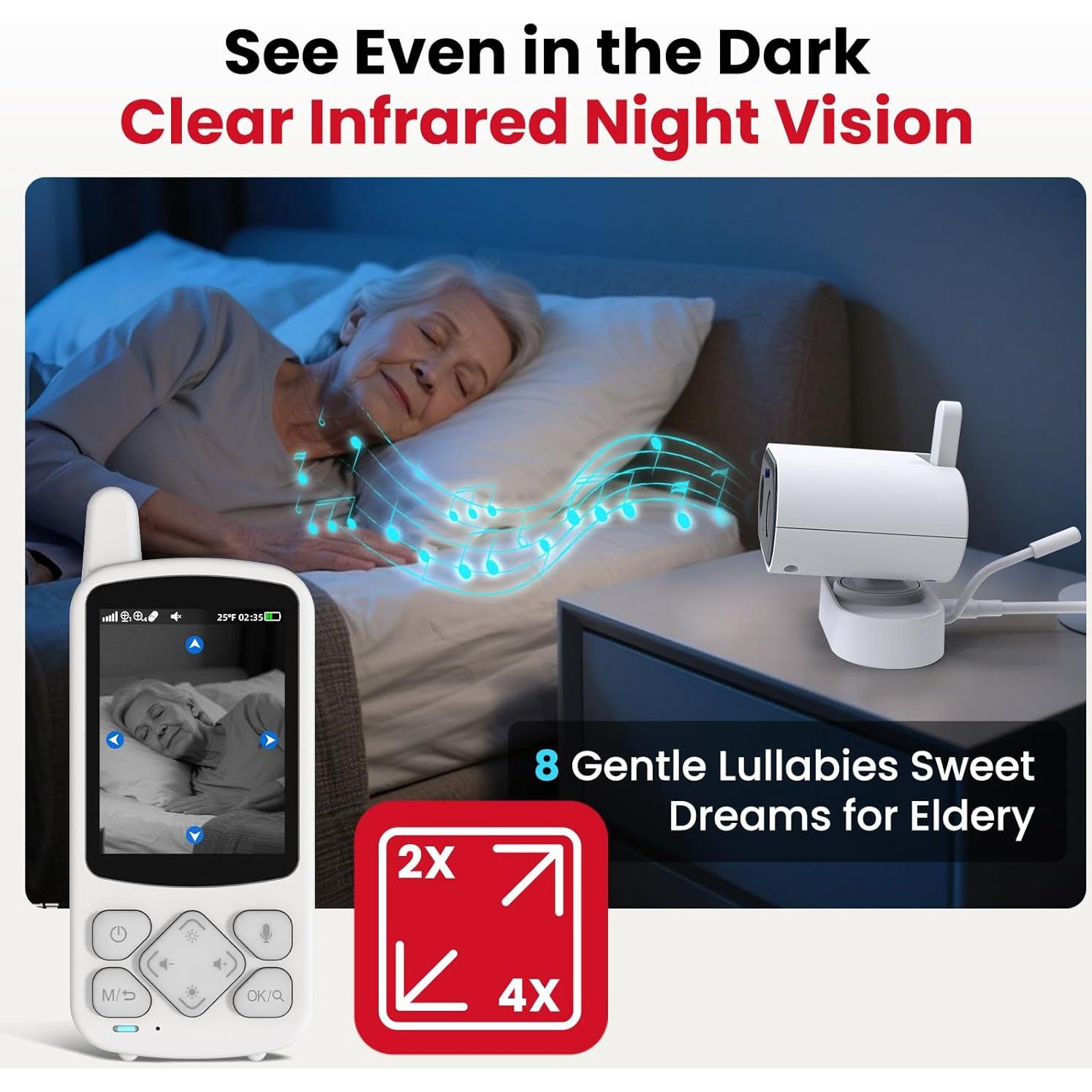 Monitor para Ancianos CallToU con Cámara y Audio 720p