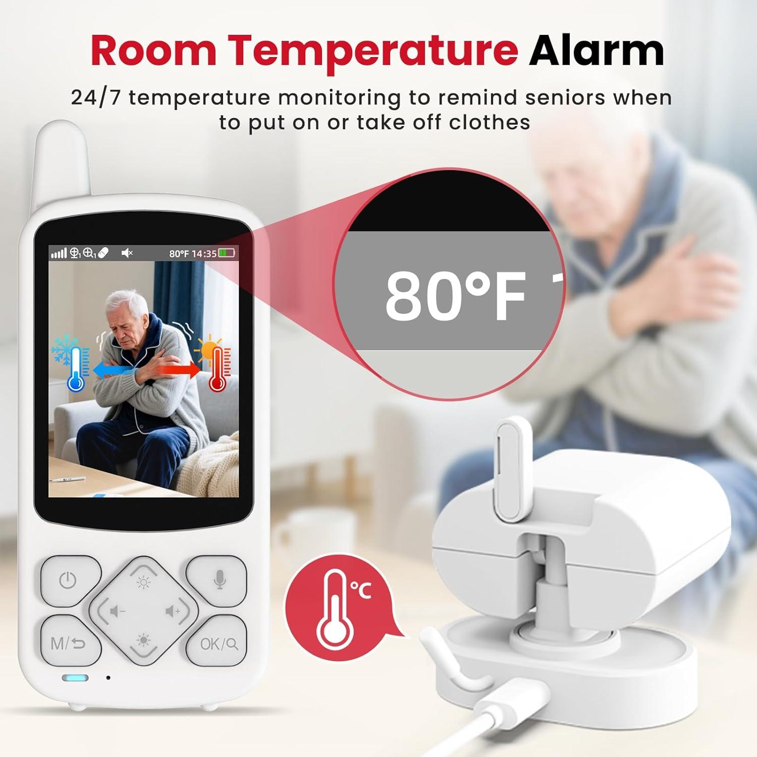 Monitor para Ancianos CallToU con Cámara y Audio 720p