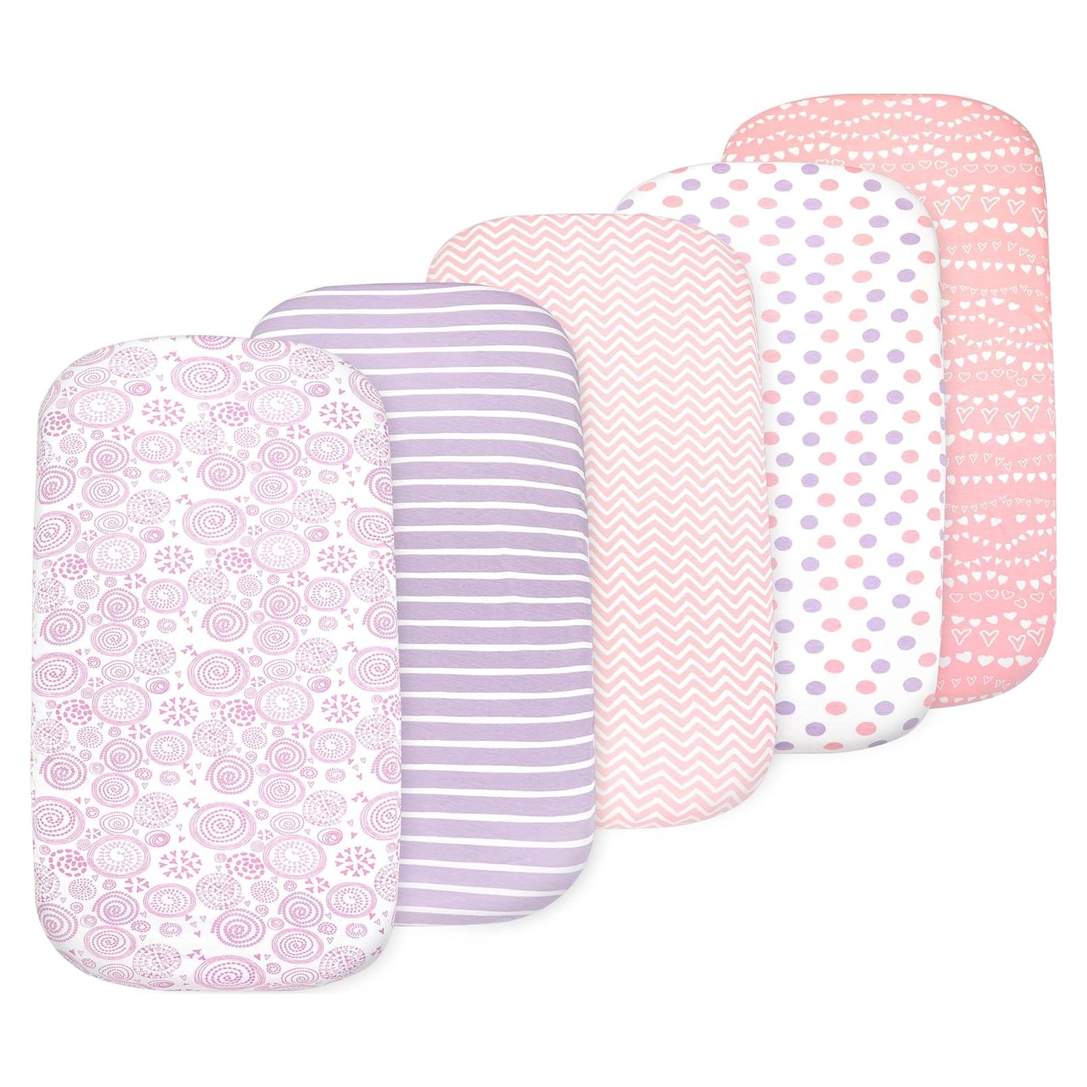 Sábanas Orgánicas para Cuna Lateral Bublo Baby - Paquete de 5