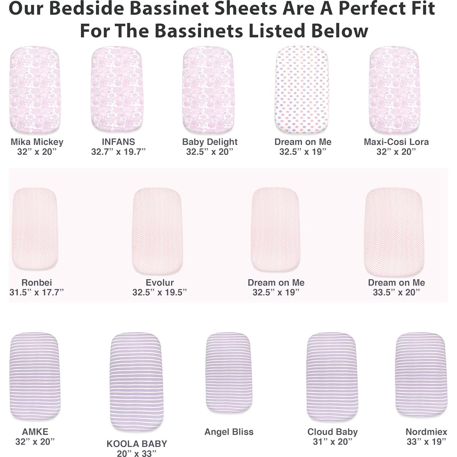 Sábanas Orgánicas para Cuna Lateral Bublo Baby - Paquete de 5