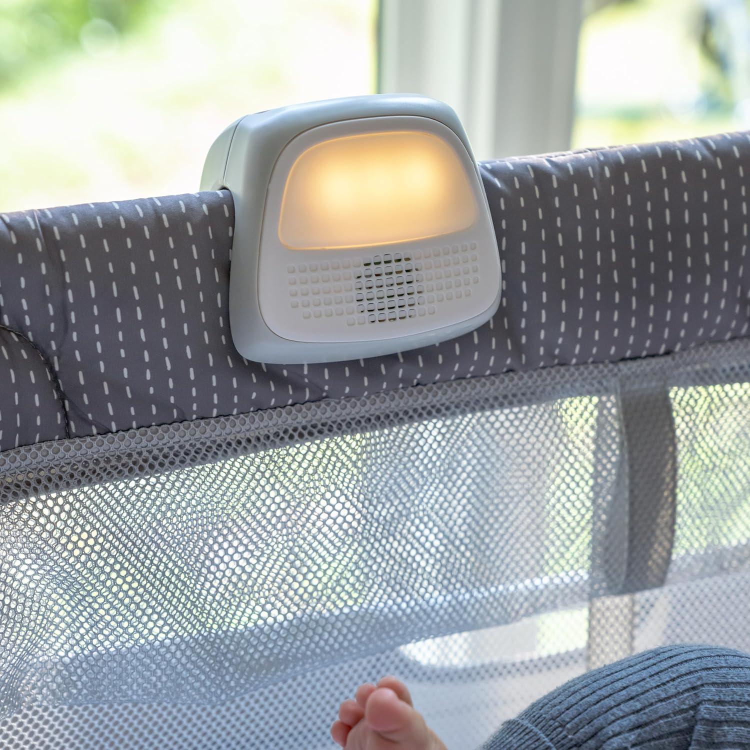 Cuna de lado Ingenuity Dream & Grow con colchón AirLoom - Gris