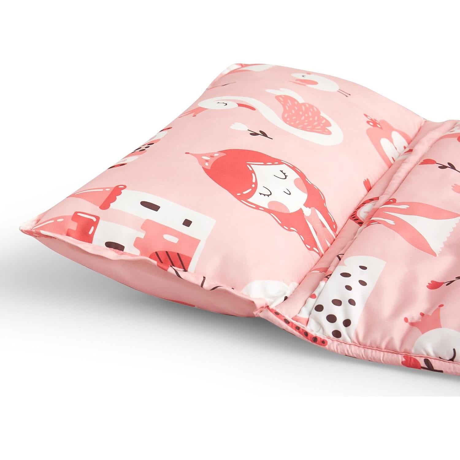 Colchoneta para Siesta Niños Arianaut Rosa Princesa 139.7x58.4cm