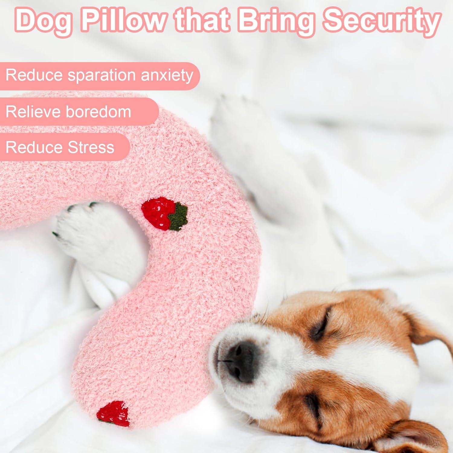 Almohada Calmante para Perros Mity Rosa 24x22 cm Alivio Ansiedad