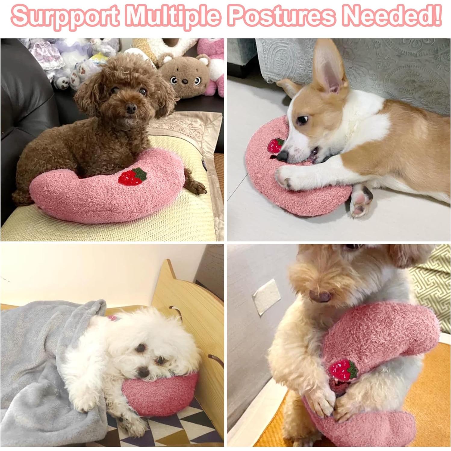 Almohada Calmante para Perros Mity Rosa 24x22 cm Alivio Ansiedad