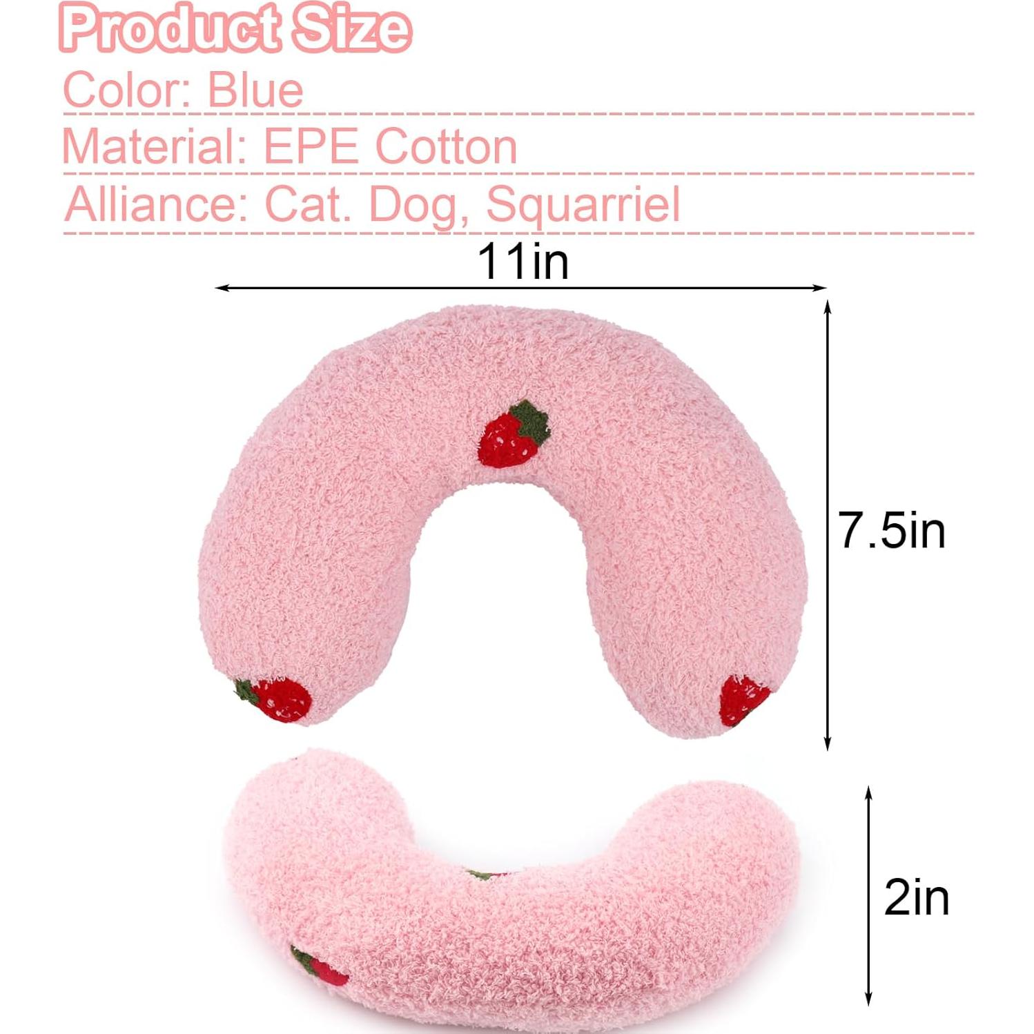 Almohada Calmante para Perros Mity Rosa 24x22 cm Alivio Ansiedad