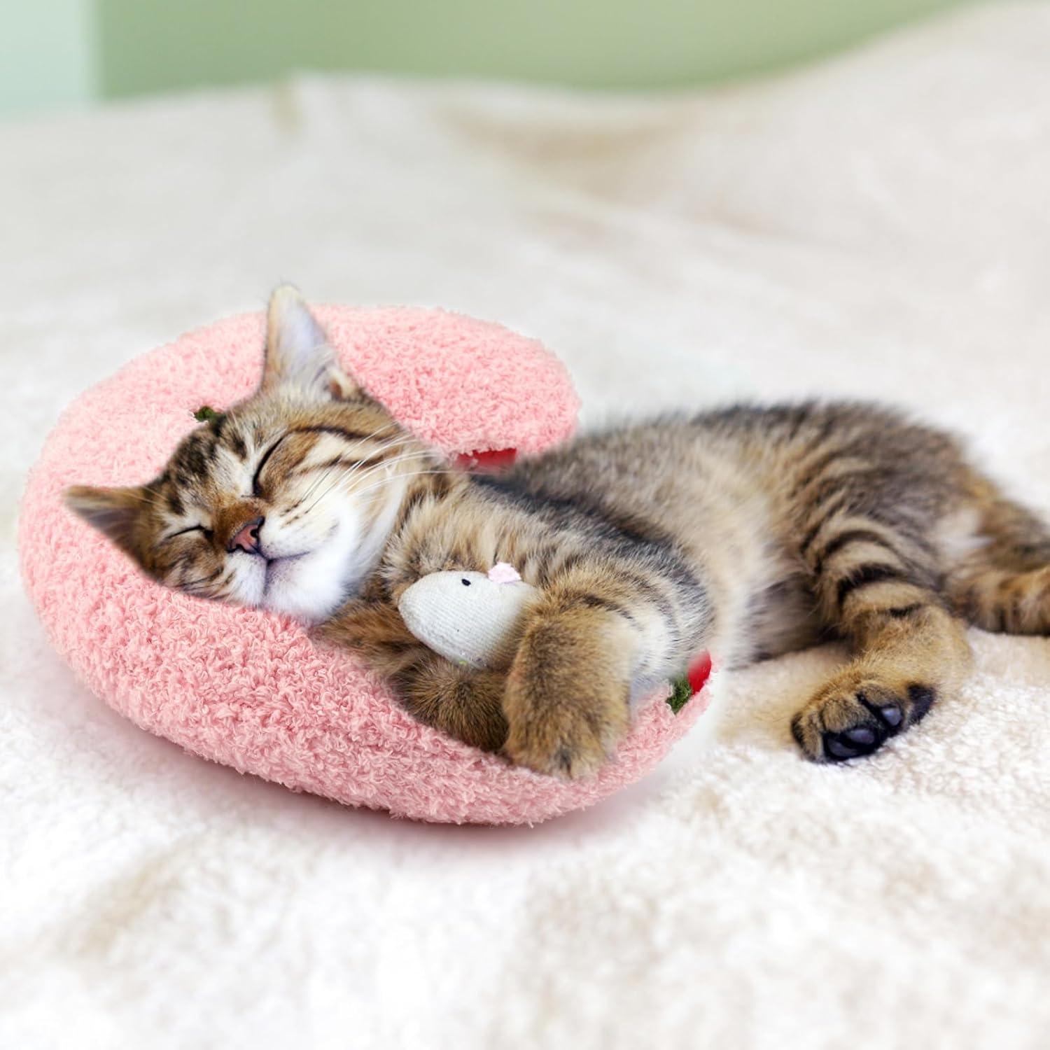 Almohada Calmante para Perros Mity Rosa 24x22 cm Alivio Ansiedad