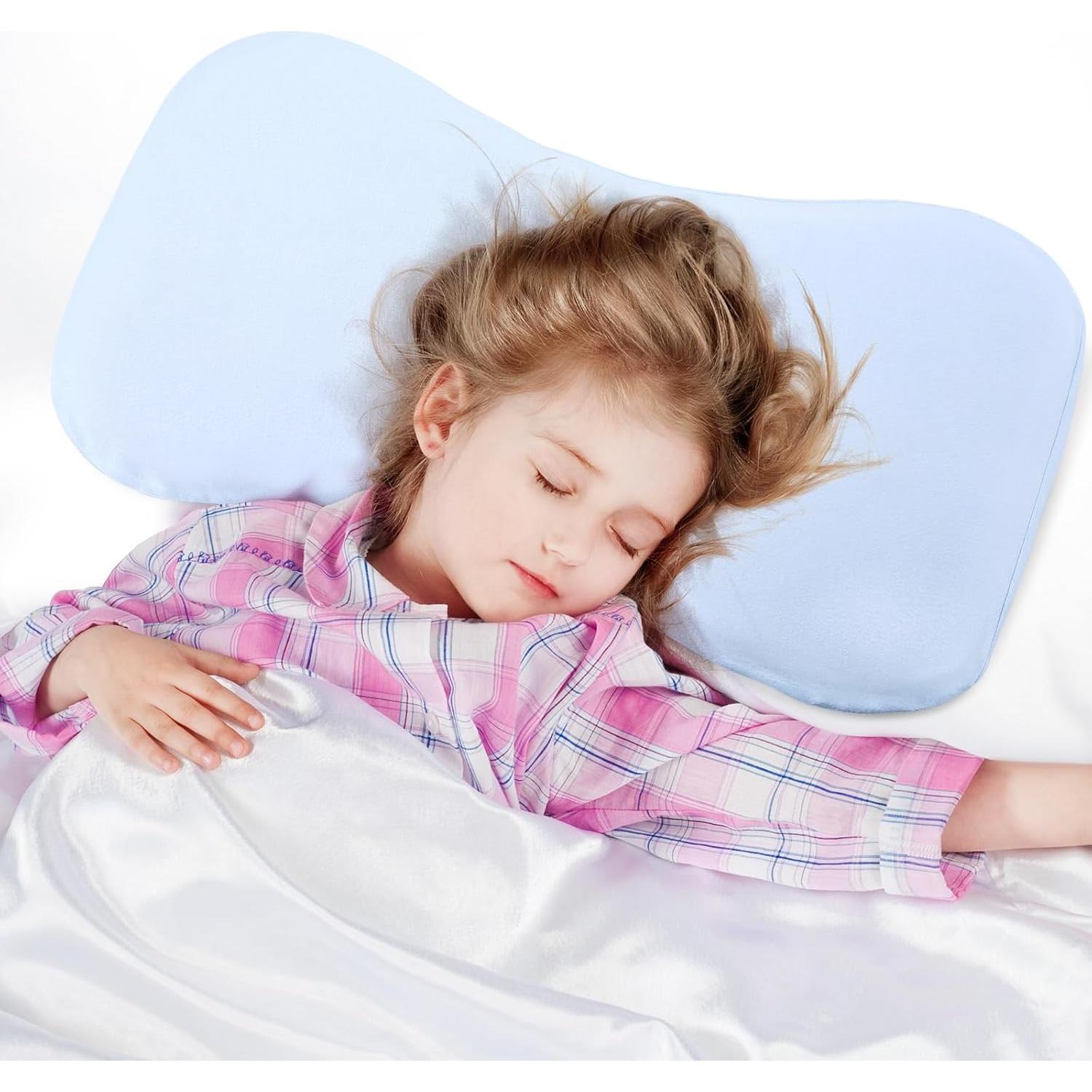 Almohada para Bebé Pequeño Bo Baby - Espuma Viscoelástica BASF - Ajustable