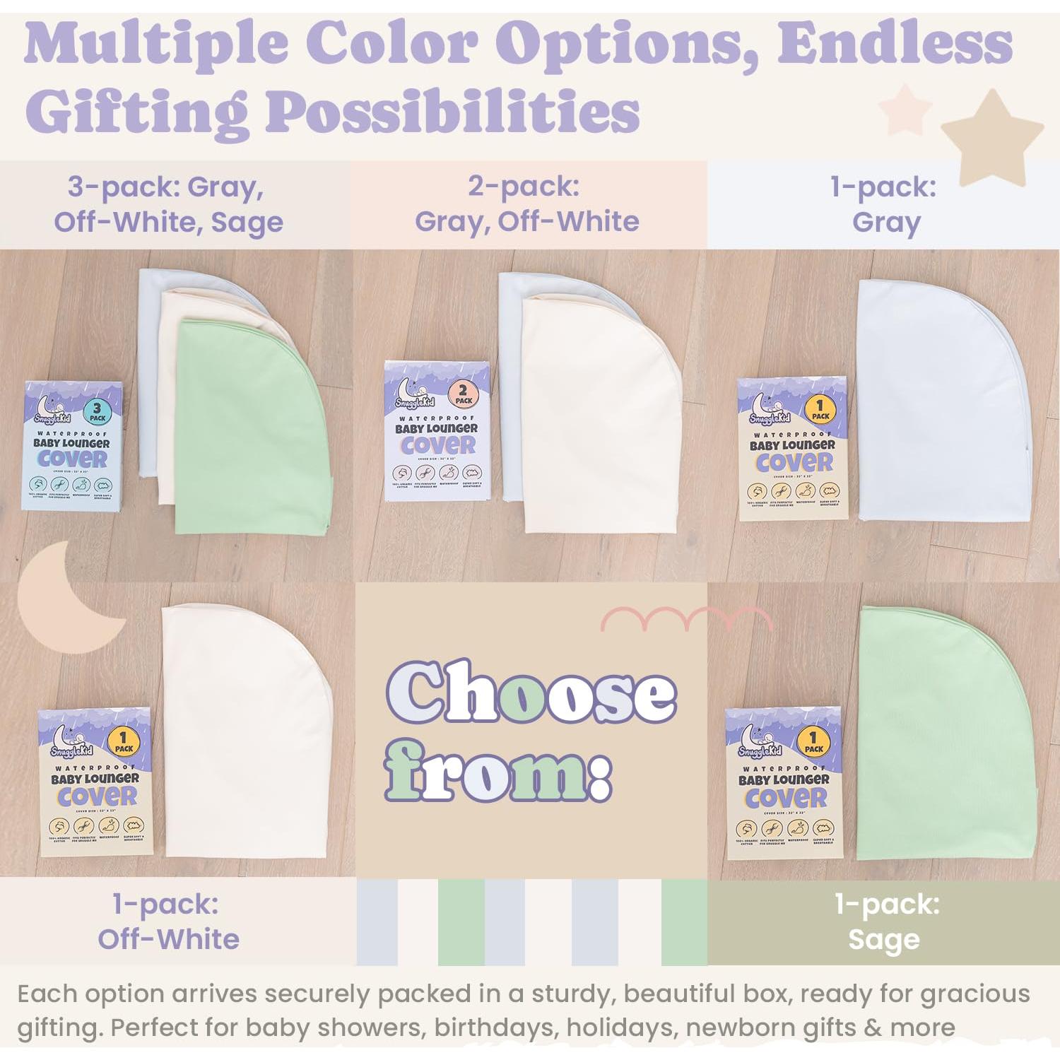 Cubierta de Cuna SnuggleKid 100% Impermeable Algodón Orgánico Rosa