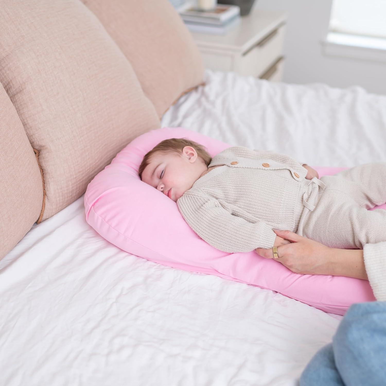 Cubierta de Cuna SnuggleKid 100% Impermeable Algodón Orgánico Rosa