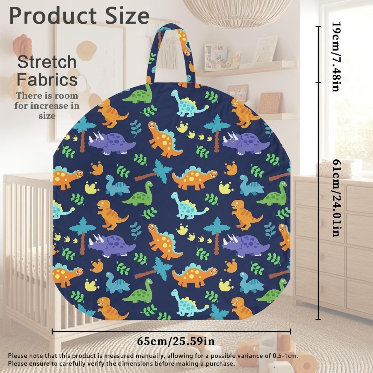 Cubierta de Sofá para Recién Nacido Sellikakes Dinosaurio 65x61 cm