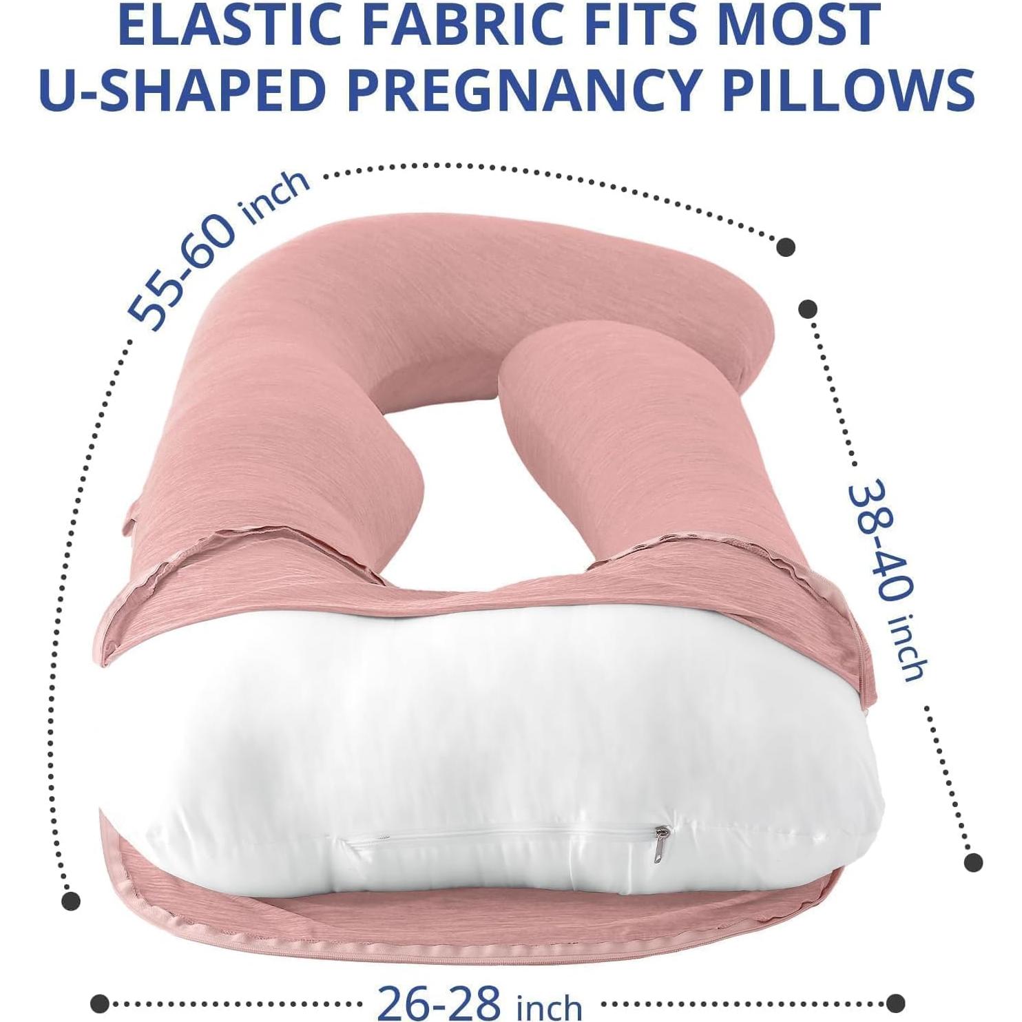 Funda de Almohada de Embarazo Refrigerante Sasttie Rosa 145x140 cm