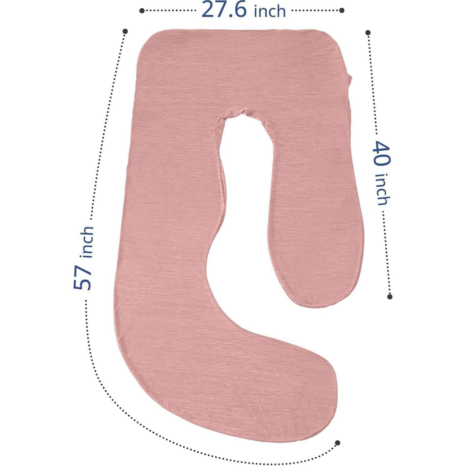 Funda de Almohada de Embarazo Refrigerante Sasttie Rosa 145x140 cm