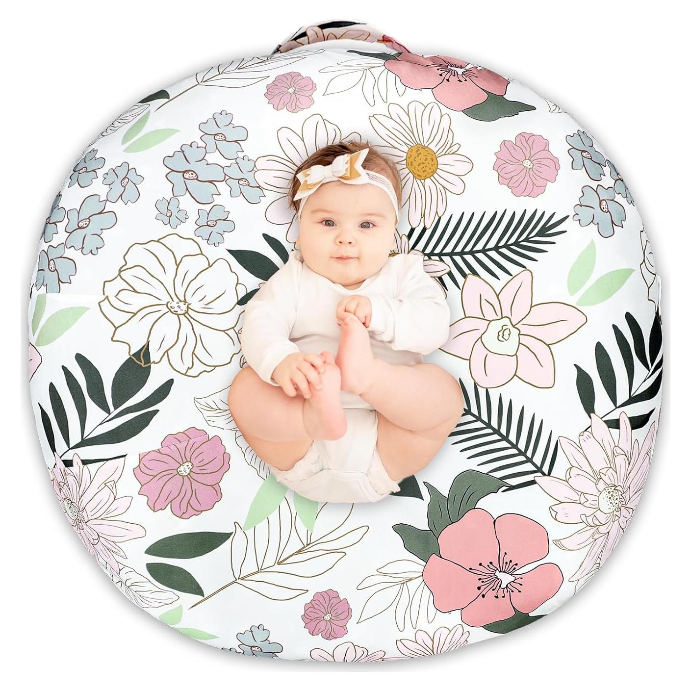 Funda Desmontable para Lounger Bebé HNHUAMING Floral 1 Paquete