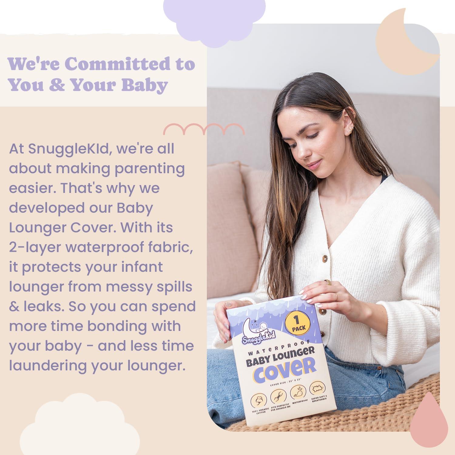 Cubierta de Cuna SnuggleKid 100% Impermeable Algodón Orgánico