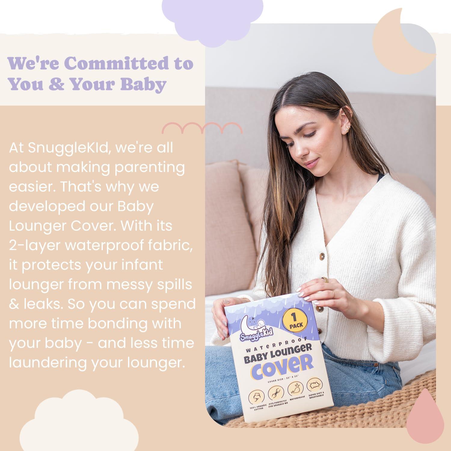 Cubierta de Cuna SnuggleKid 100% Impermeable Algodón Orgánico