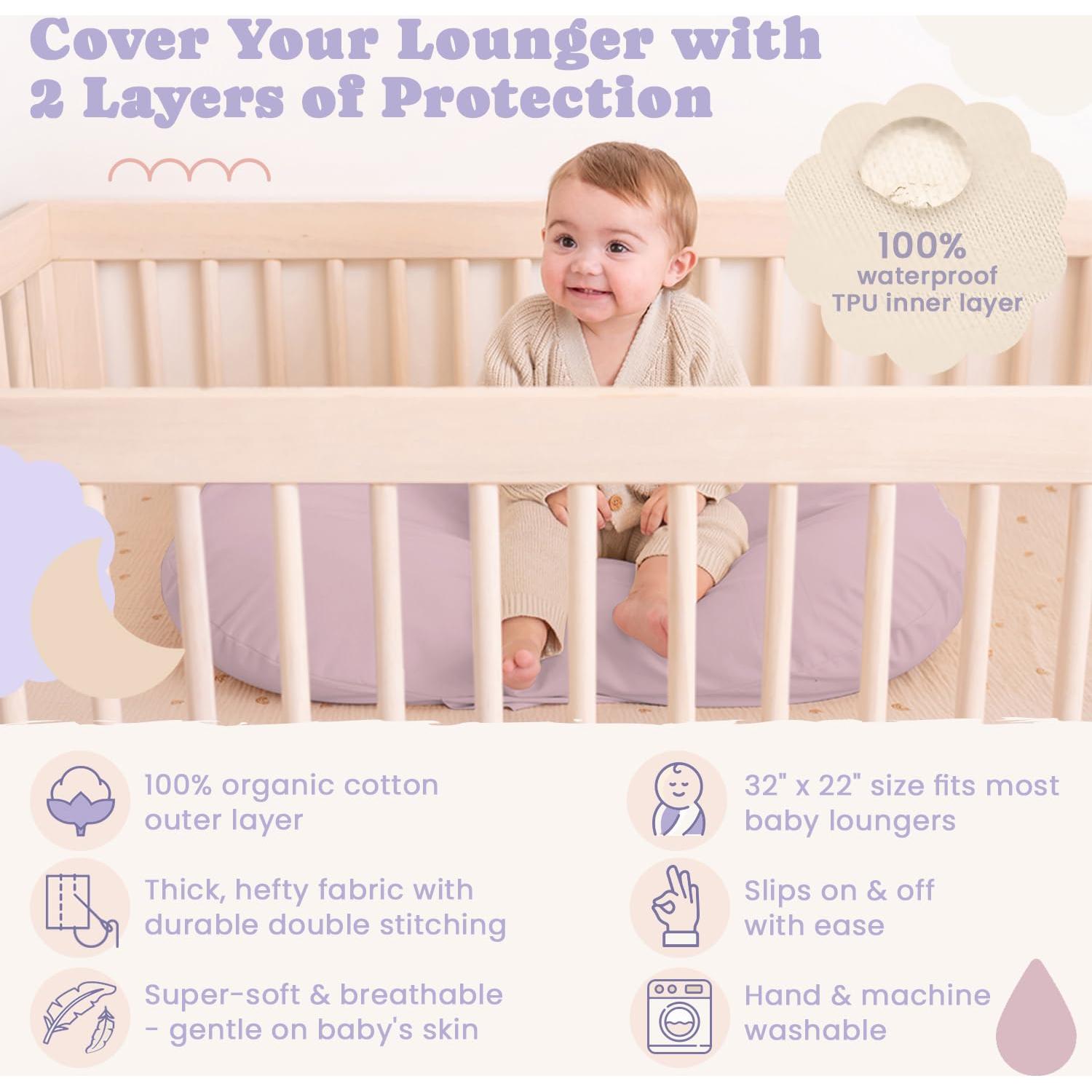 Cubierta de Cuna SnuggleKid 100% Impermeable Algodón Orgánico