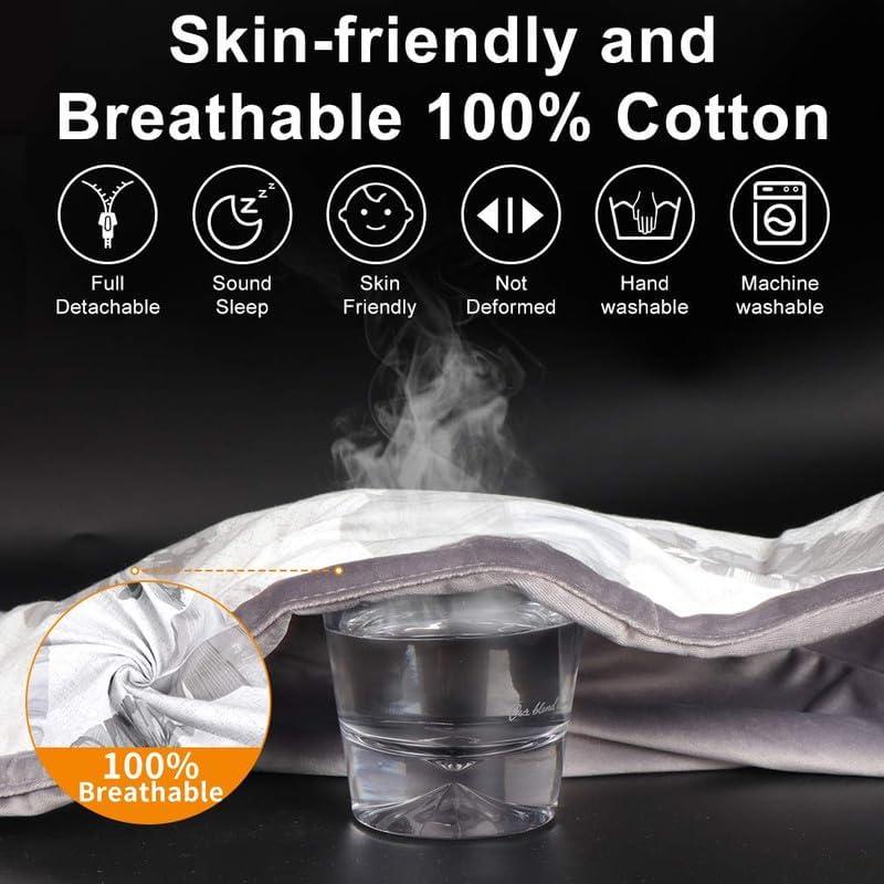 Cojín para Bebé Meindoovm de Algodón Orgánico Reversible