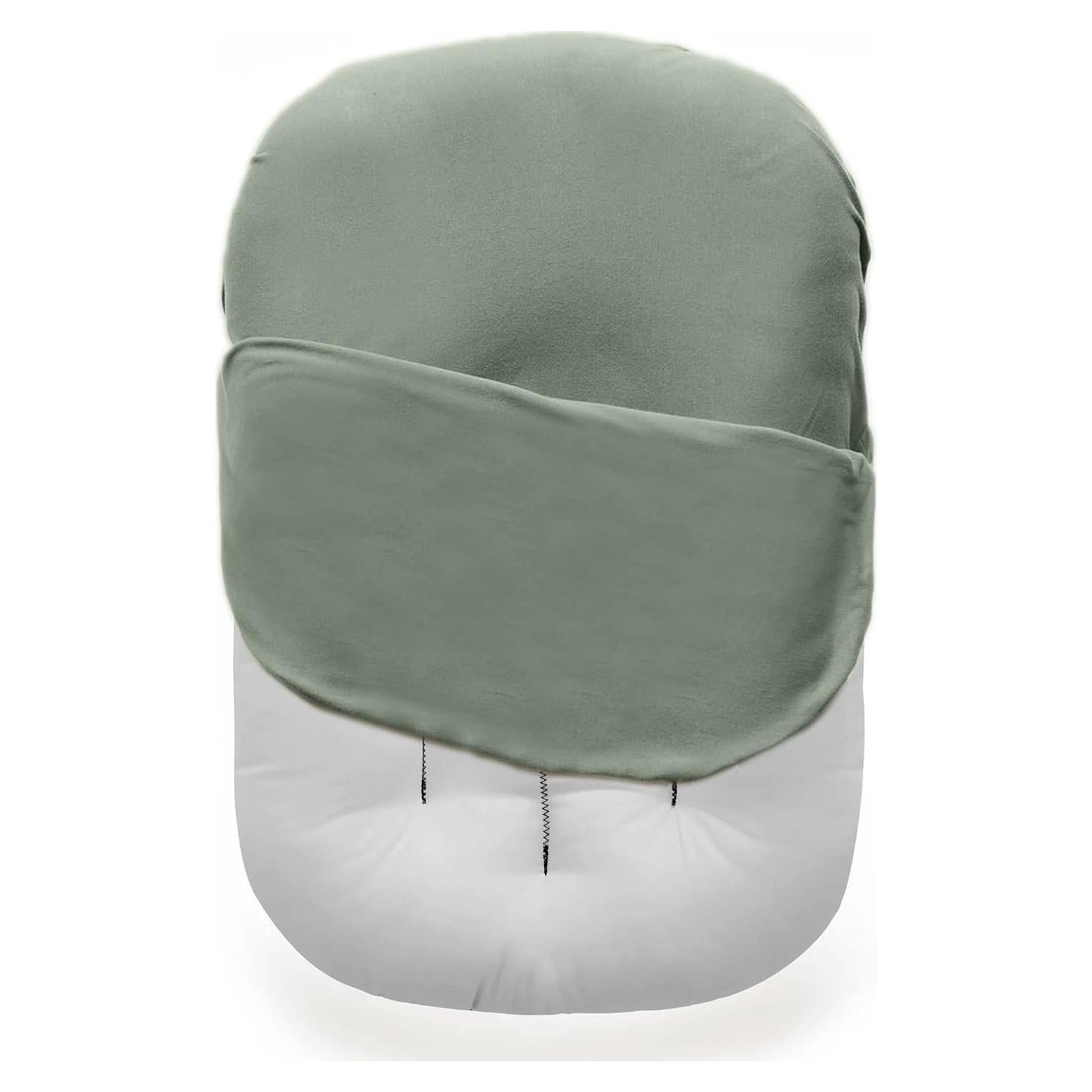 Funda de Cojín para Bebé MOZAH - Algodón Orgánico 78x60cm Verde