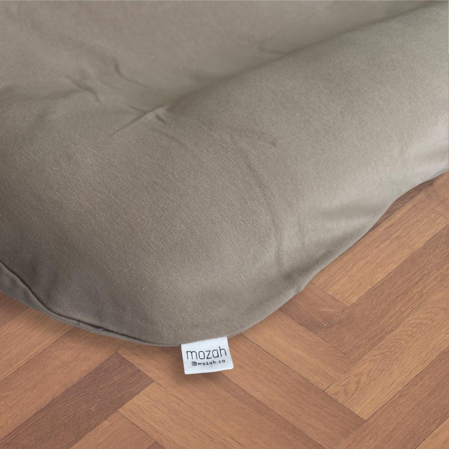 Funda de Cojín para Bebé MOZAH - Algodón Orgánico 78x60cm Verde