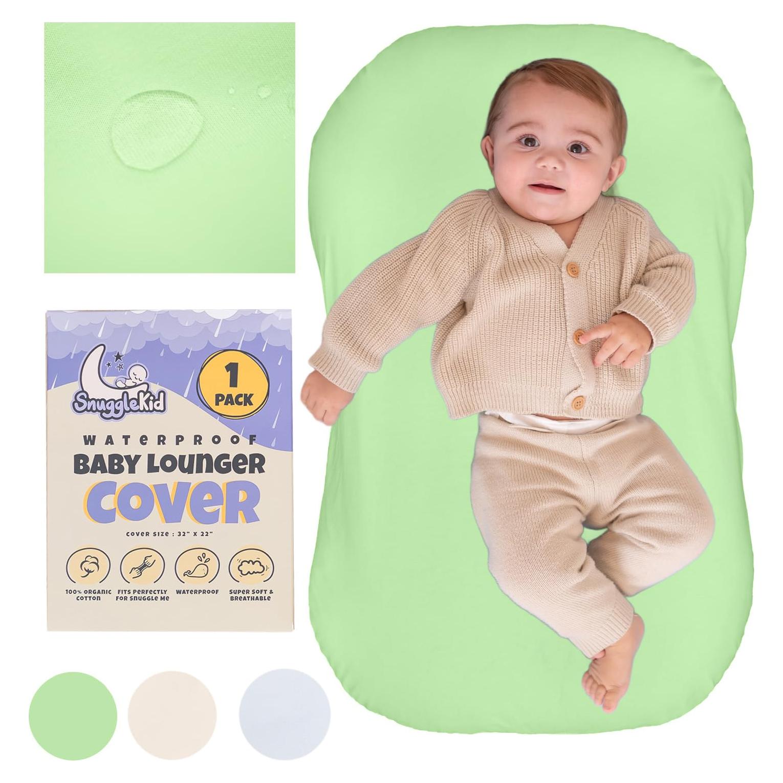 Cubierta de Lounger SnuggleKid 100% Impermeable Salvia