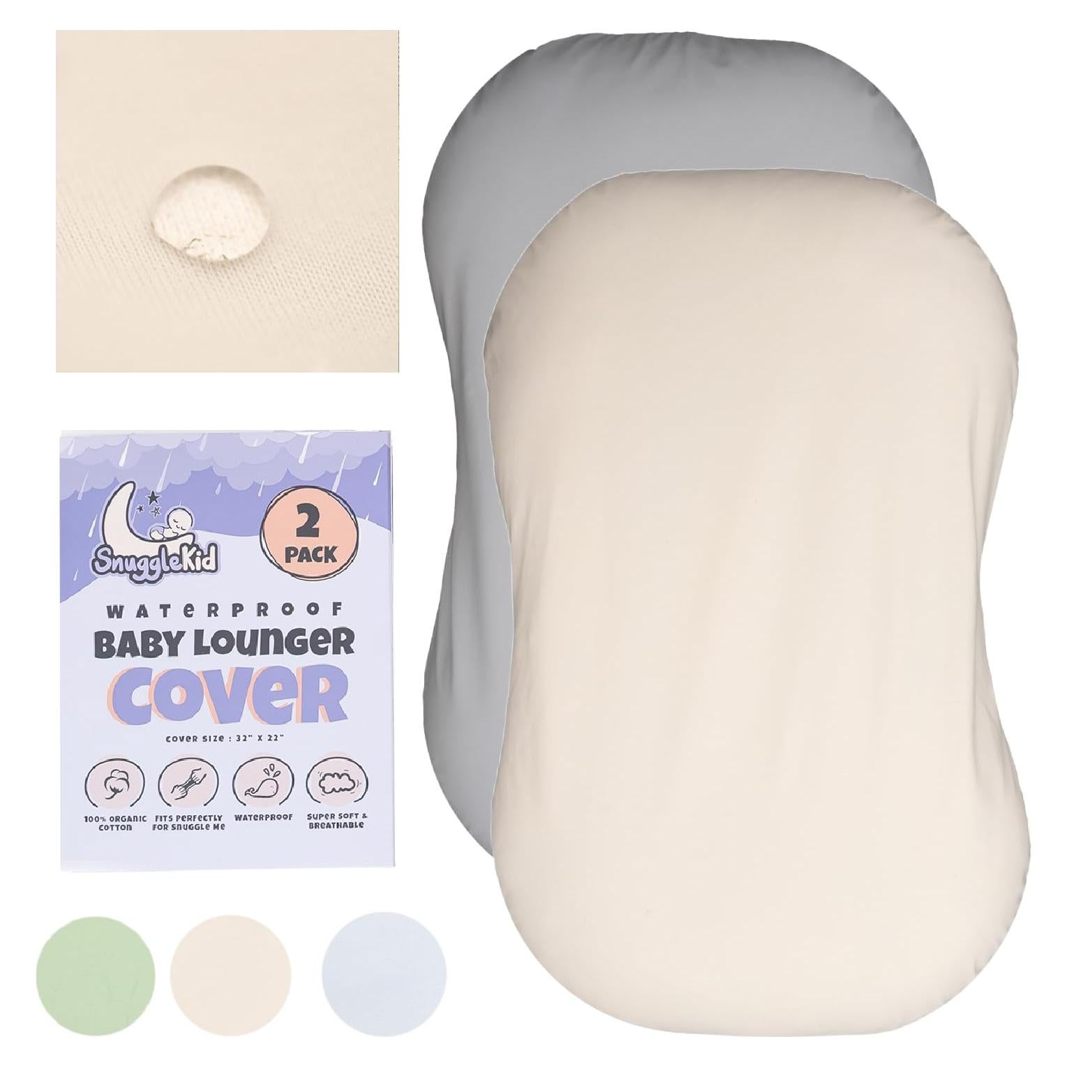 Cubierta de Cuna SnuggleKid 100% Impermeable Algodón Orgánico