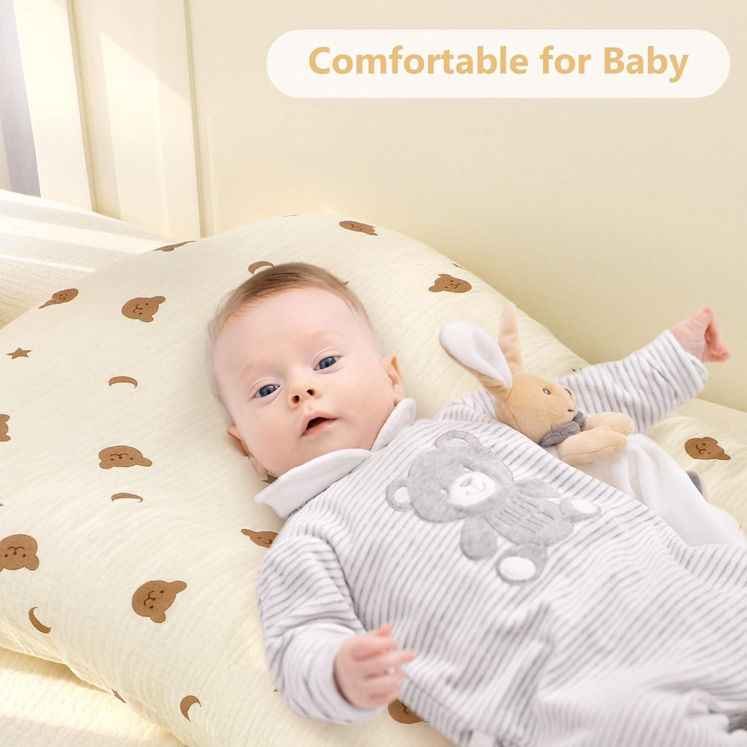 Funda para Lounger de Bebé Pea Pod 2 Paquetes Algodón Muselina