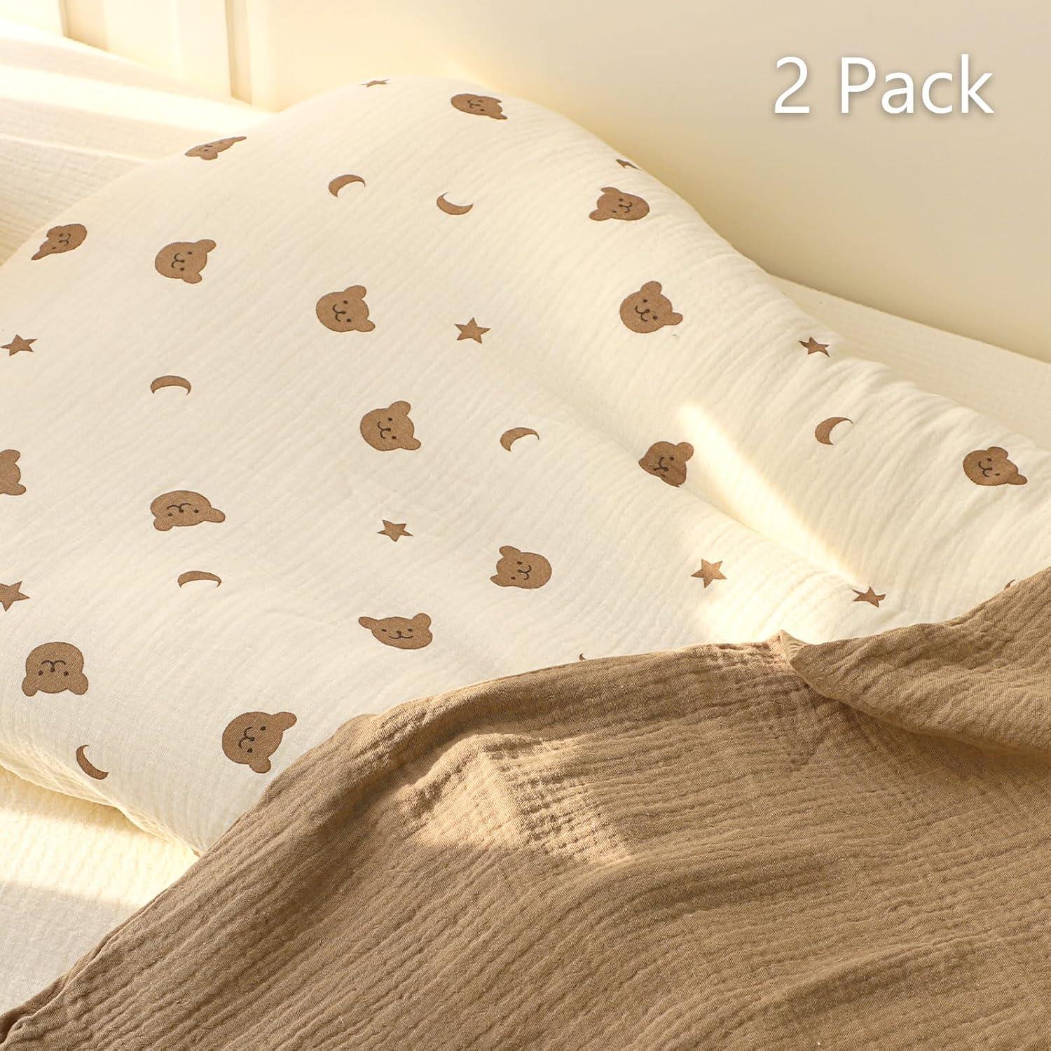 Funda para Lounger de Bebé Pea Pod 2 Paquetes Algodón Muselina