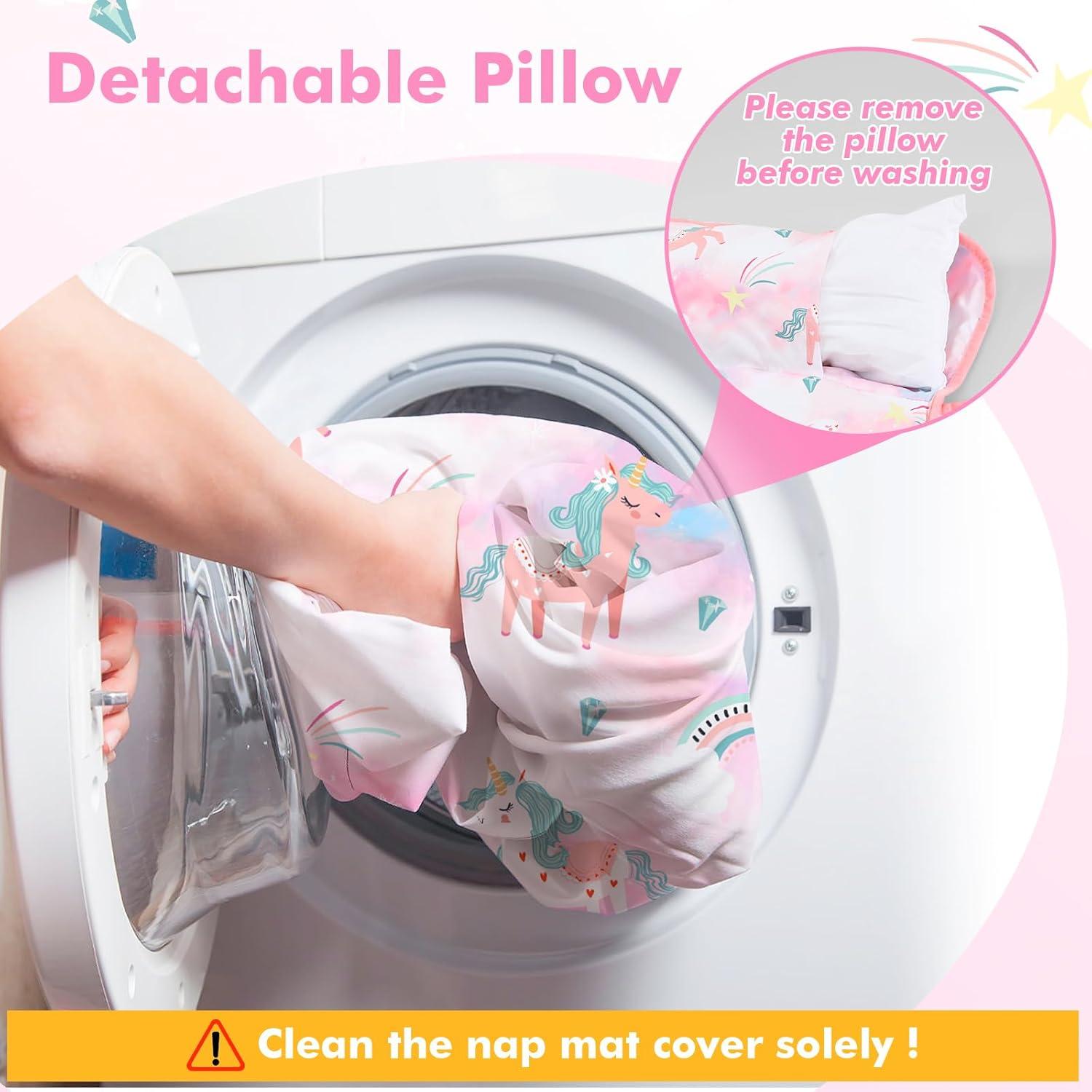 Colchoneta para Siesta Yierchoo Unicornio con Almohada y Manta