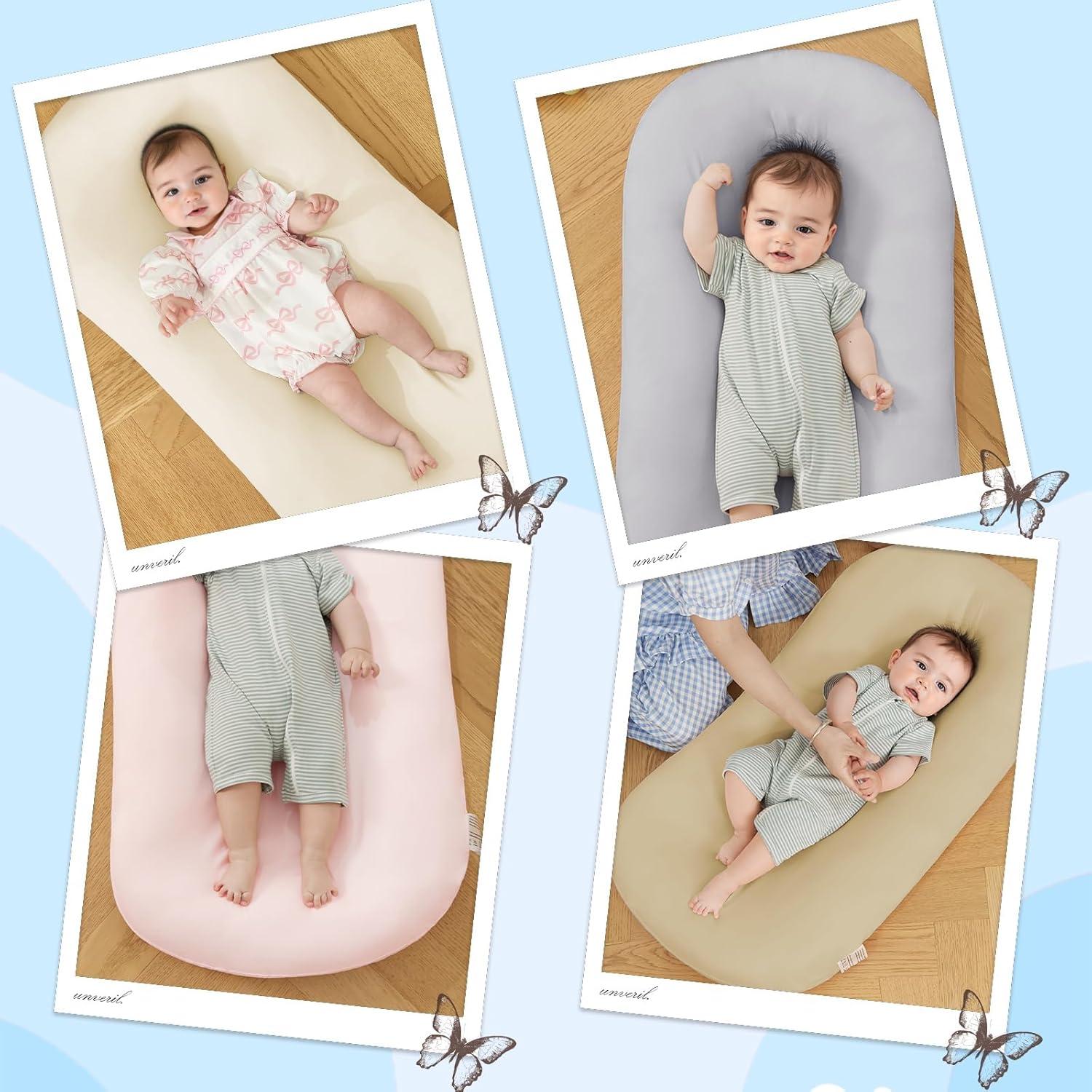 Lounger para Bebés Lucakuins Algodón Orgánico 0-12 Meses