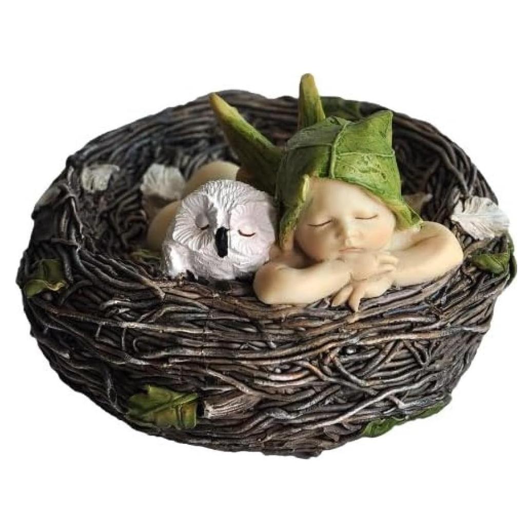 Figuras de Jardín de Hadas Colección Superior 4202 - Hada Durmiendo